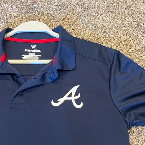 Fanatics Men's Dark Blue Polo with White Logo - Picture 2 of 7